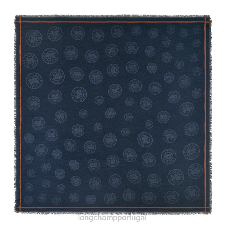 acessórios marinha H88N979 xale coleção primavera/verão 2023 mulheres Longchamp