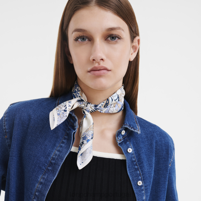 acessórios ardósia H88N1005 lenço de seda coleção primavera/verão 2023 50 mulheres Longchamp