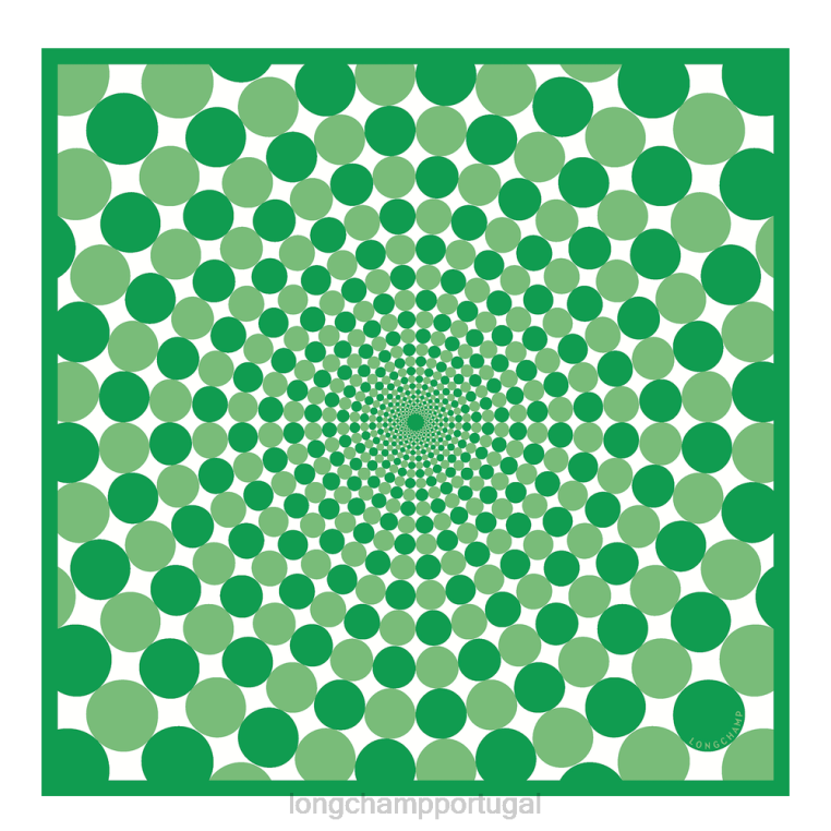 acessórios grama/luz verde H88N1036 lenço de seda coleção primavera/verão 2023 70 mulheres Longchamp