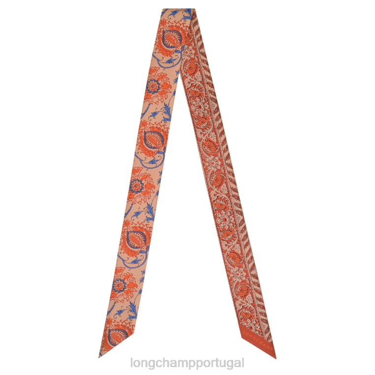 acessórios laranja H88N1025 coleção primavera/verão 2022 fita de seda mulheres Longchamp