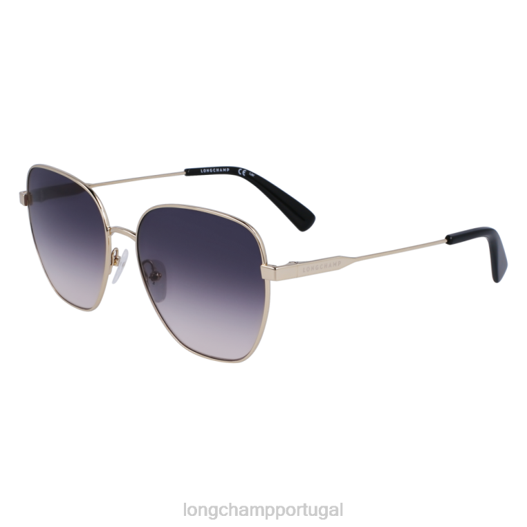 acessórios pêssego/cinza H88N16 óculos de sol coleção primavera/verão 2023 mulheres Longchamp