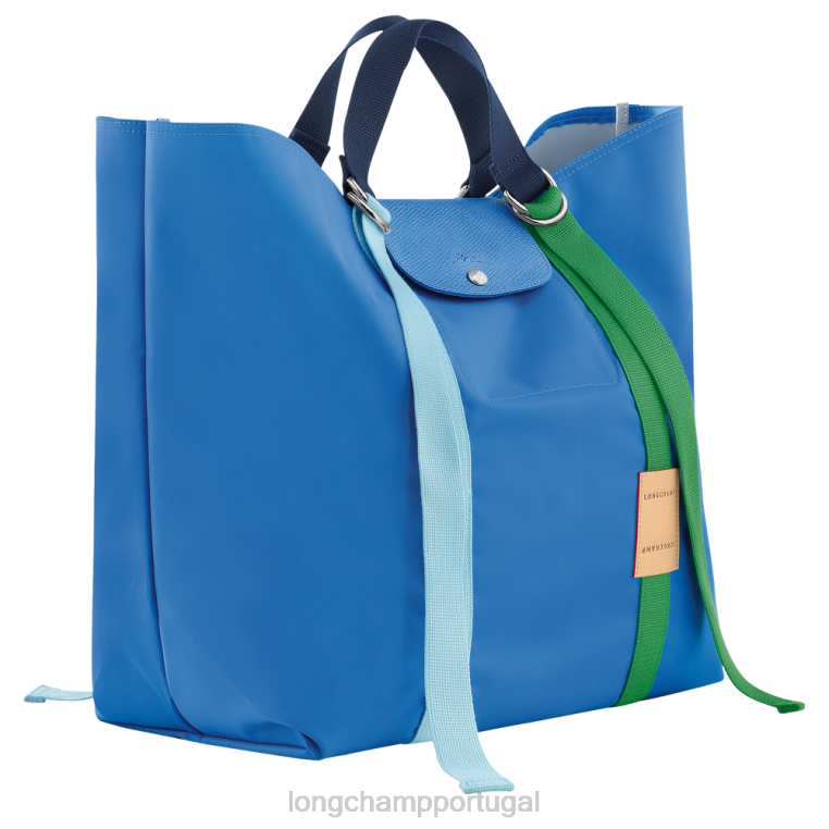 bolsas azul H88N55 bolsa tote le pliage replay mulheres Longchamp