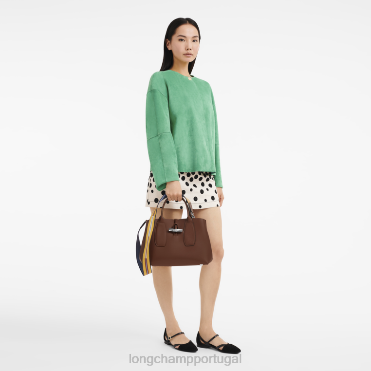 bolsas ébano H88N97 bolsa rosa mulheres Longchamp