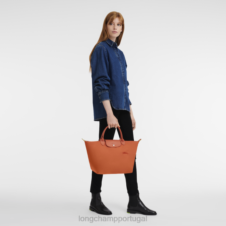 bolsas cenoura H88N196 bolsa le pliage verde mulheres Longchamp