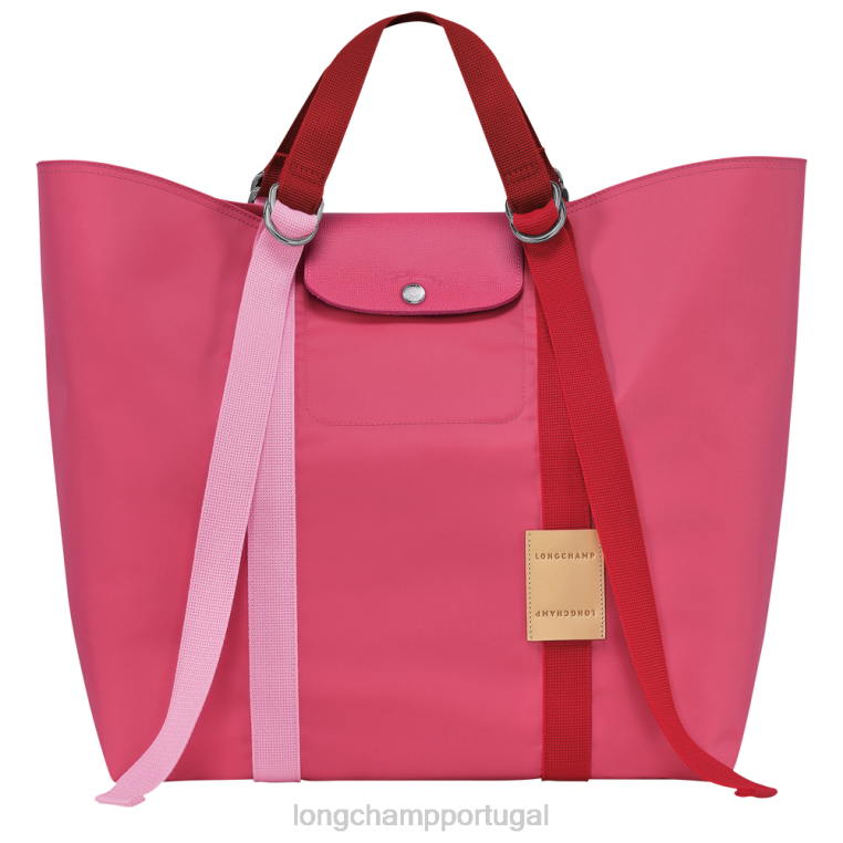 bolsas fúcsia H88N56 bolsa tote le pliage replay mulheres Longchamp