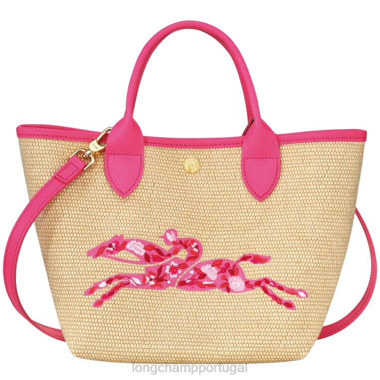 bolsas fúcsia H88N62 bolsa cesta le panier pliage mulheres Longchamp