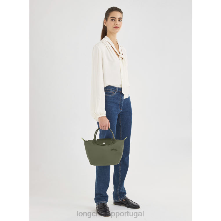 bolsas floresta H88N187 bolsa le pliage verde mulheres Longchamp