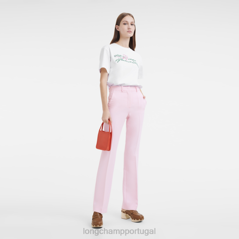 bolsas laranja H88N129 bolsa le foulonne mulheres Longchamp