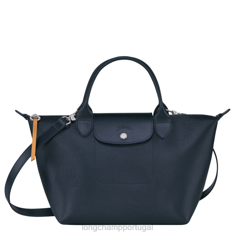 bolsas marinha H88N88 bolsa le pliage city com alça superior mulheres Longchamp