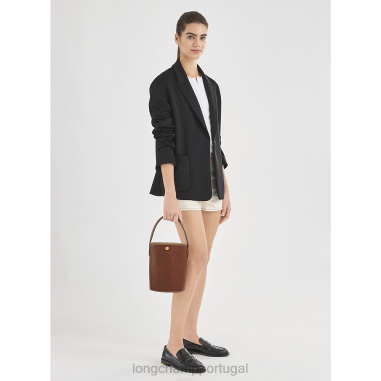 bolsas marrom H88N135 bolsa balde epure mulheres Longchamp