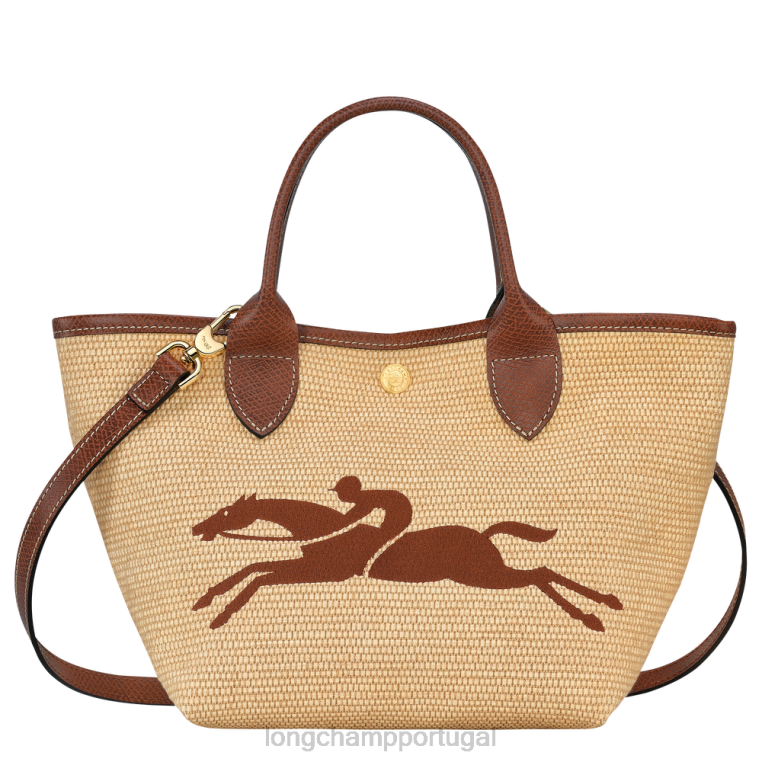 bolsas marrom H88N64 bolsa cesta le panier pliage mulheres Longchamp
