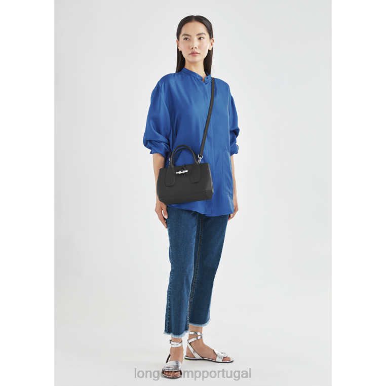 bolsas preto H88N112 bolsa rosa mulheres Longchamp