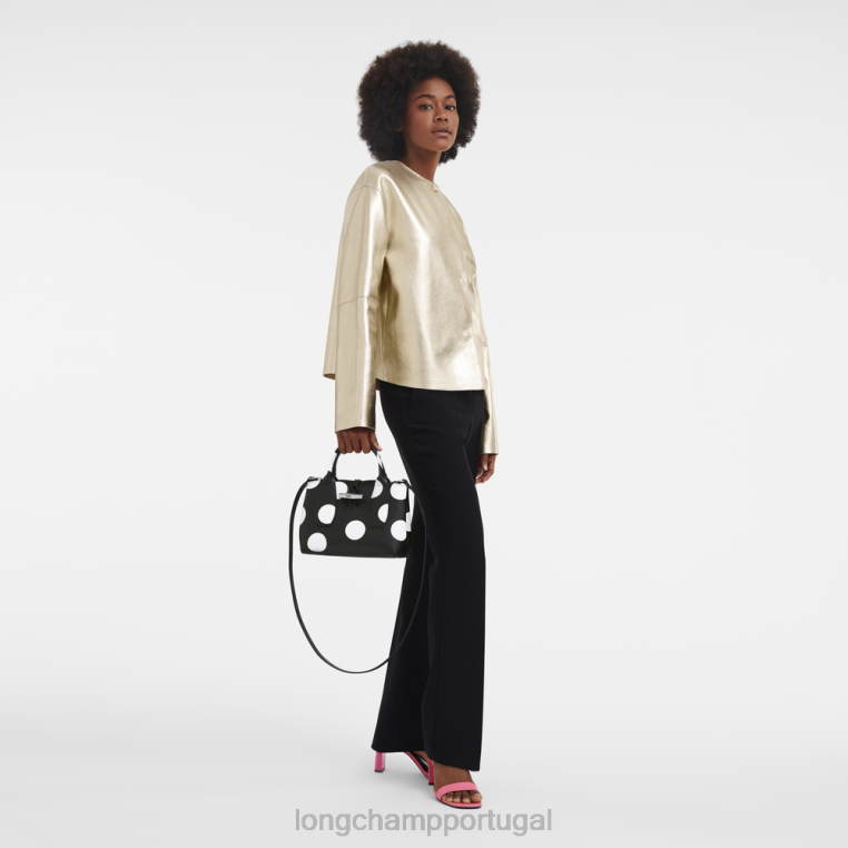 bolsas preto H88N123 bolsa rosa mulheres Longchamp