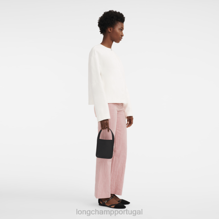 bolsas preto H88N128 bolsa le foulonne mulheres Longchamp