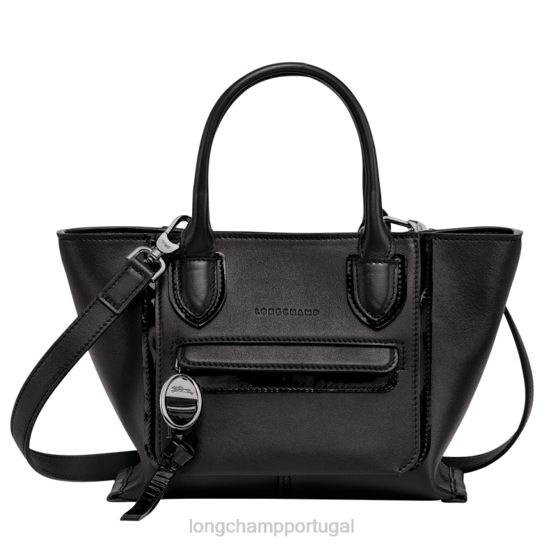 bolsas preto H88N175 bolsa de caixa de correio mulheres Longchamp