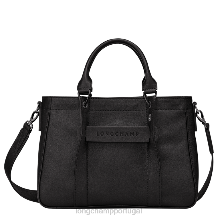 bolsas preto H88N176 bolsa 3d mulheres Longchamp