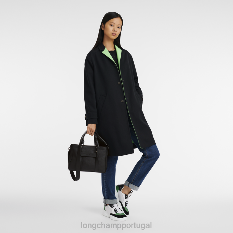 bolsas preto H88N176 bolsa 3d mulheres Longchamp