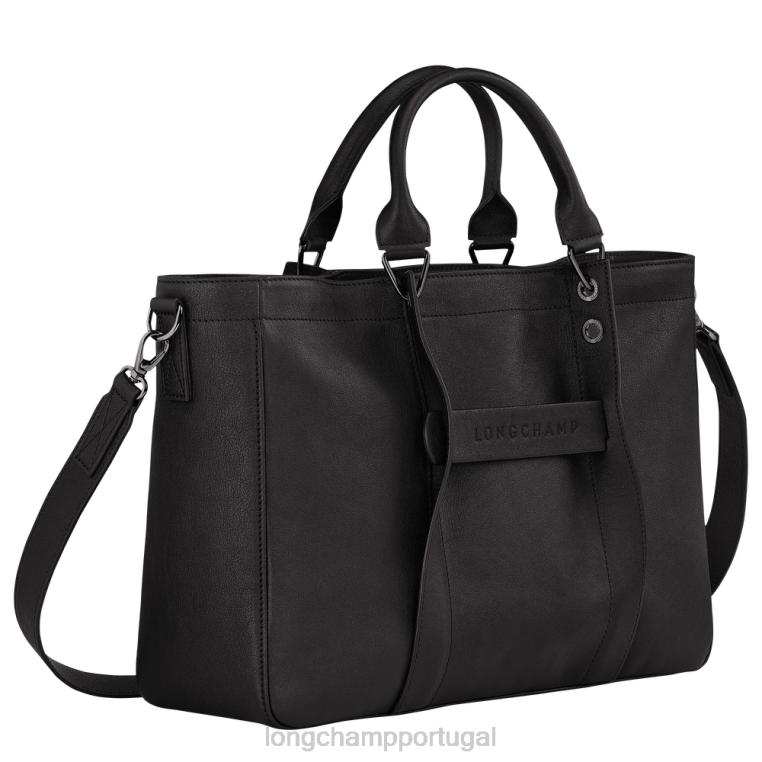 bolsas preto H88N181 bolsa 3d mulheres Longchamp