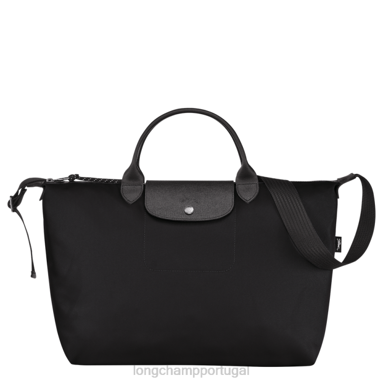 bolsas preto H88N79 bolsa energética le pliage mulheres Longchamp