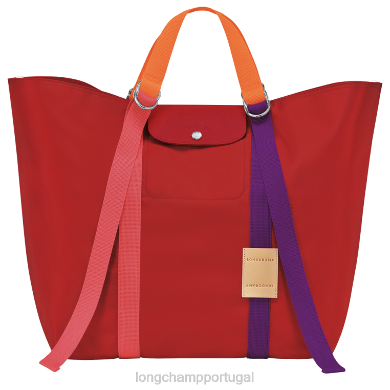 bolsas vermelho H88N58 bolsa tote le pliage replay mulheres Longchamp