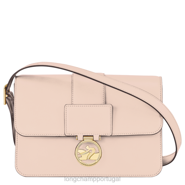 bolsas Rosa pálido H88N234 bolsa crossbody box trot mulheres Longchamp