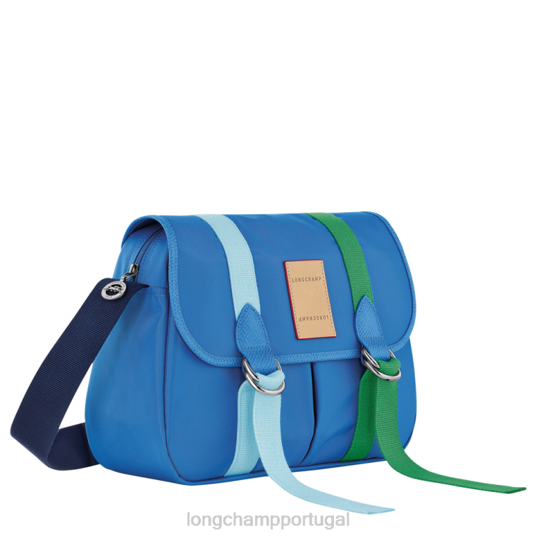 bolsas azul H88N207 bolsa tiracolo le pliage re-play mulheres Longchamp