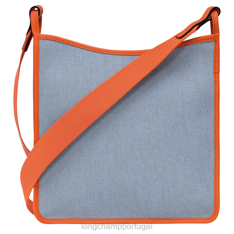 bolsas azul/laranja H88N260 bolsa crossbody com zíper le foulonne mulheres Longchamp