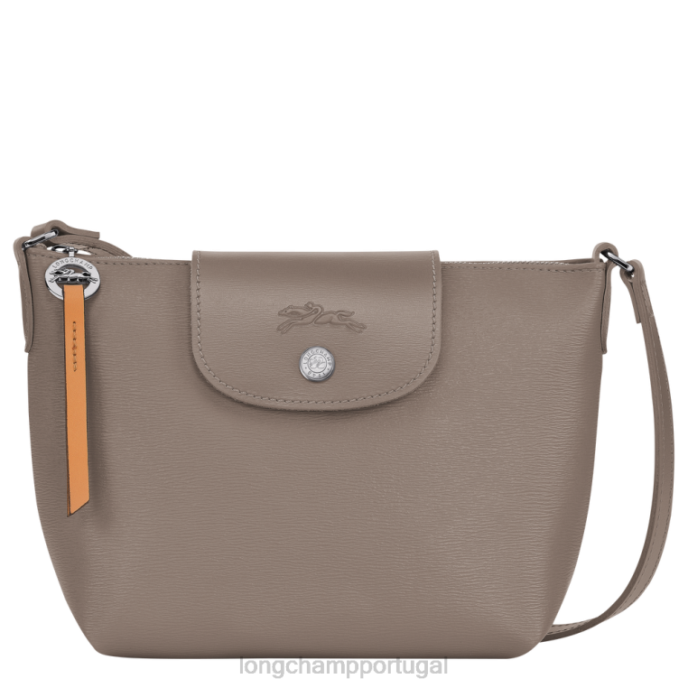 bolsas cinza H88N224 bolsa tiracolo le pliage city mulheres Longchamp