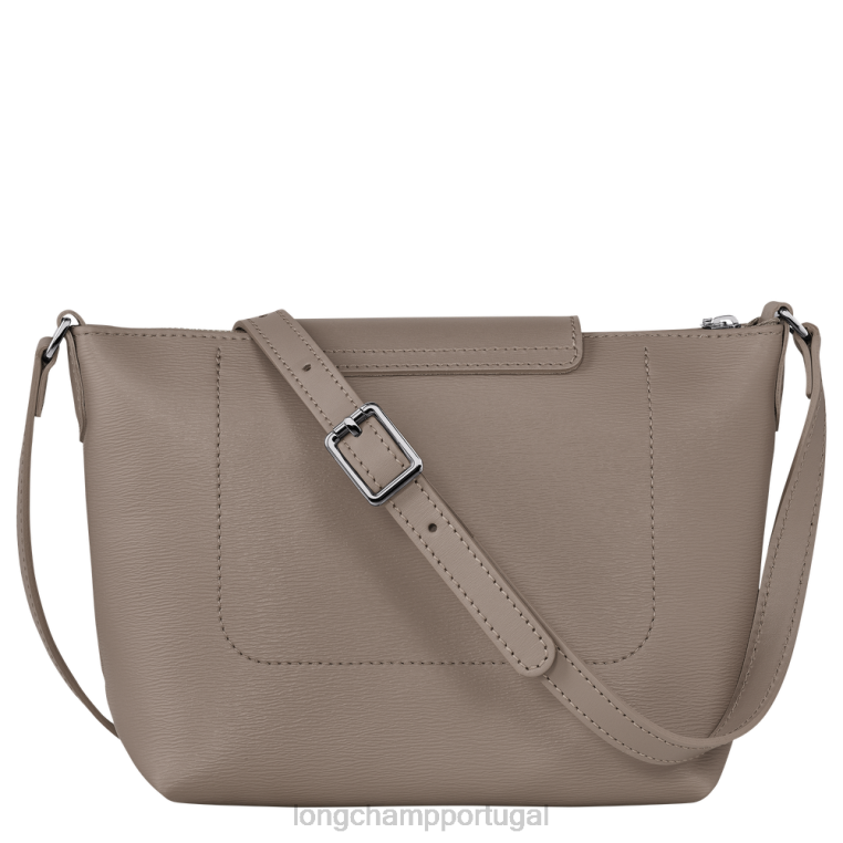 bolsas cinza H88N224 bolsa tiracolo le pliage city mulheres Longchamp