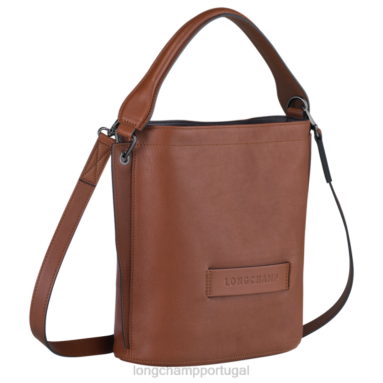 bolsas conhaque H88N316 Bolsa transversal 3d mulheres Longchamp