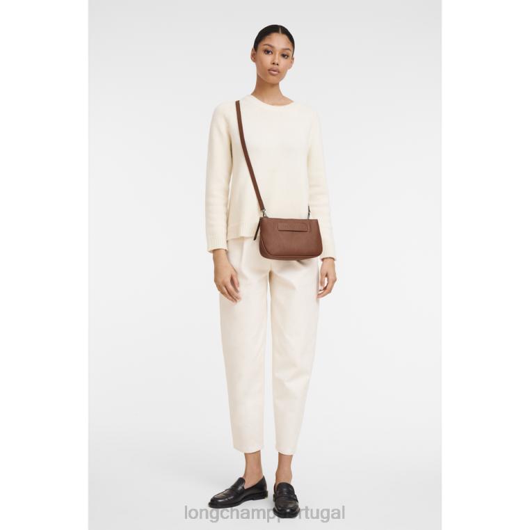 bolsas conhaque H88N321 Bolsa transversal 3d mulheres Longchamp