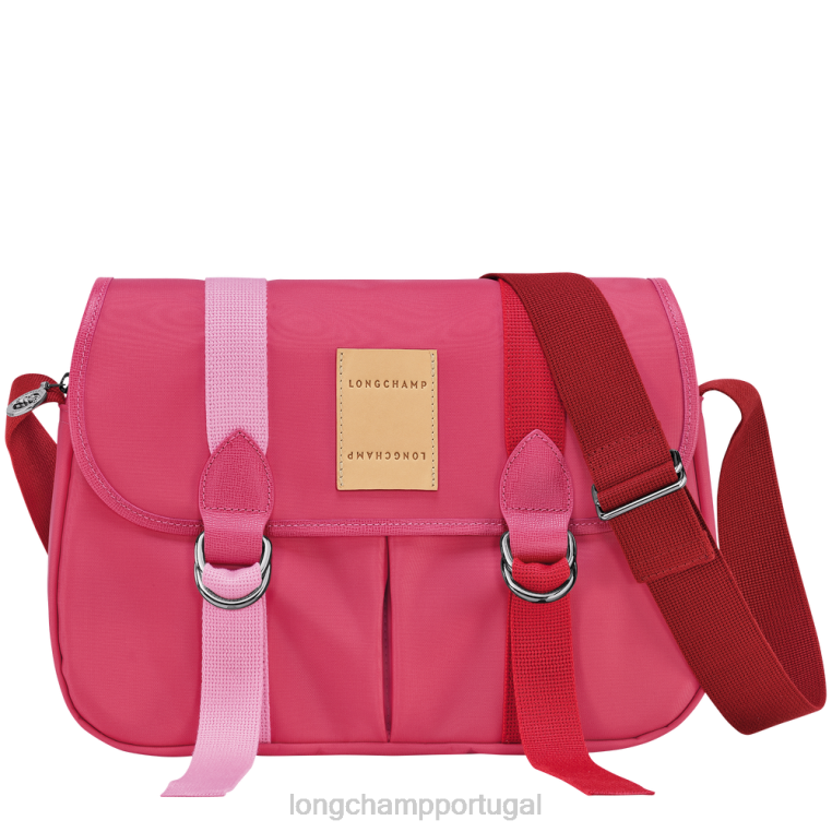 bolsas fúcsia H88N208 bolsa tiracolo le pliage re-play mulheres Longchamp
