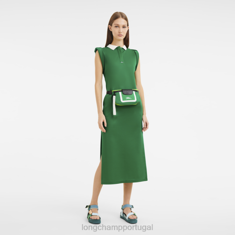 bolsas grama/luz verde H88N212 bolsa de cinto coleção le pliage mulheres Longchamp