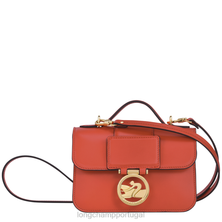 bolsas laranja H88N21 bolsa crossbody box trot mulheres Longchamp