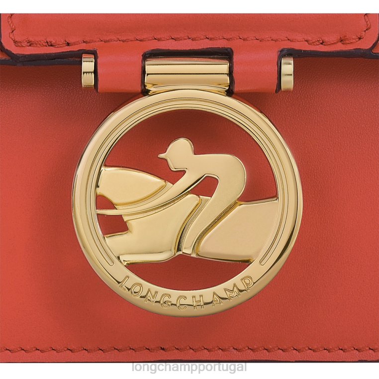 bolsas laranja H88N21 bolsa crossbody box trot mulheres Longchamp