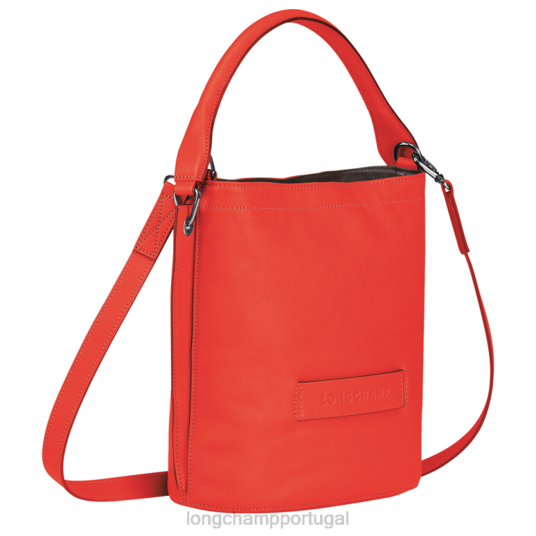 bolsas laranja H88N315 Bolsa transversal 3d mulheres Longchamp