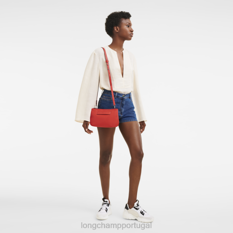 bolsas laranja H88N320 Bolsa transversal 3d mulheres Longchamp