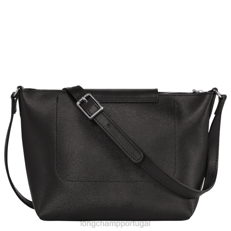 bolsas preto H88N223 bolsa tiracolo le pliage city mulheres Longchamp