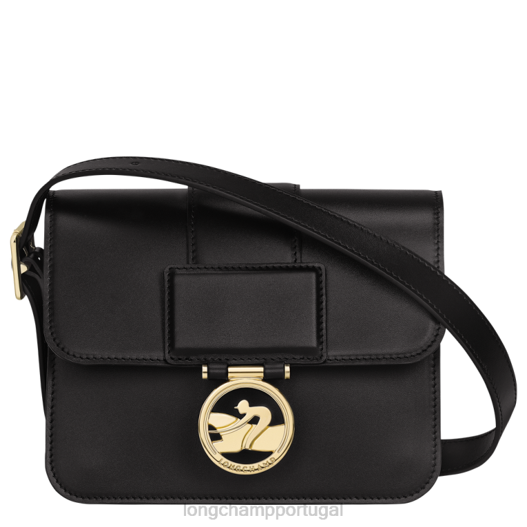 bolsas preto H88N228 bolsa crossbody box trot mulheres Longchamp