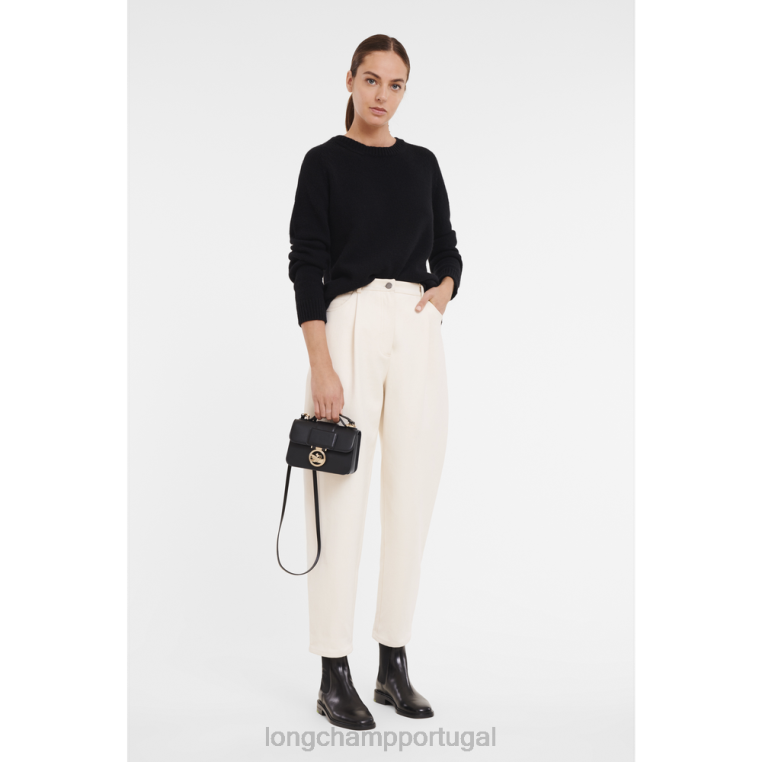 bolsas preto H88N235 bolsa crossbody box trot mulheres Longchamp