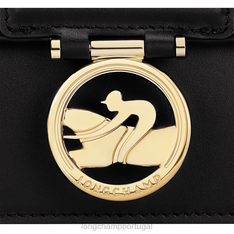 bolsas preto H88N235 bolsa crossbody box trot mulheres Longchamp