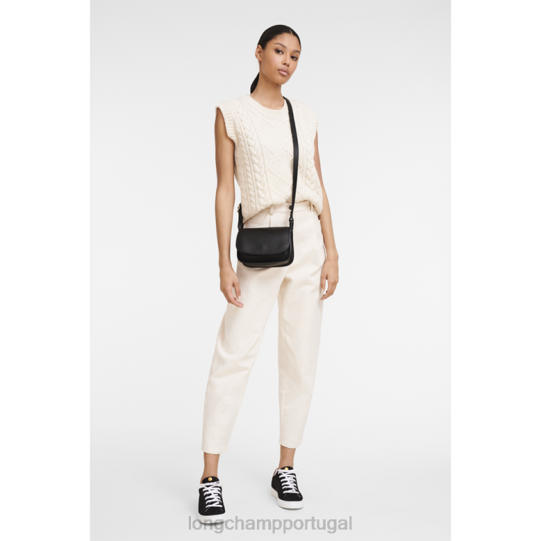 bolsas preto H88N261 bolsa tiracolo le foulonne mulheres Longchamp