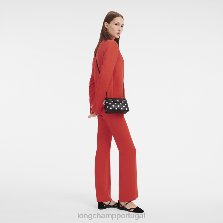 bolsas preto H88N304 bolsa tiracolo le pliage xtra mulheres Longchamp