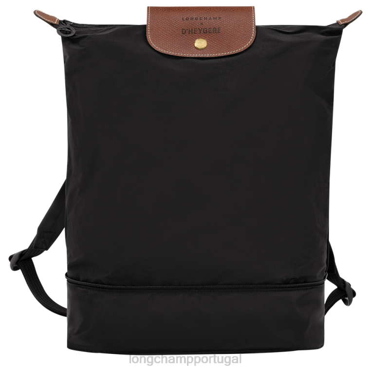 bolsas preto H88N323 bolsa/mochila transversal mulheres Longchamp X D'heygere