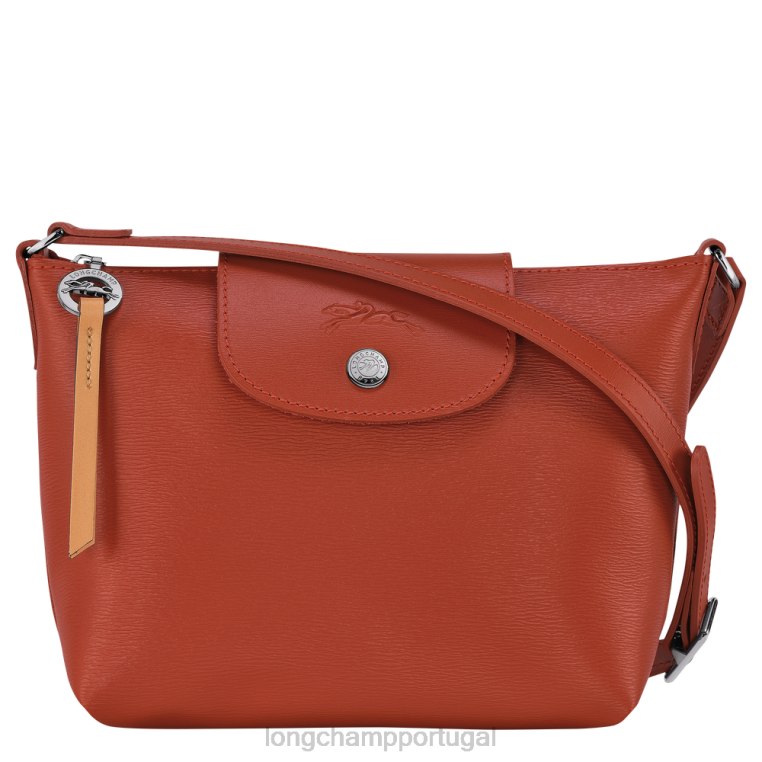 bolsas terracota H88N225 bolsa tiracolo le pliage city mulheres Longchamp