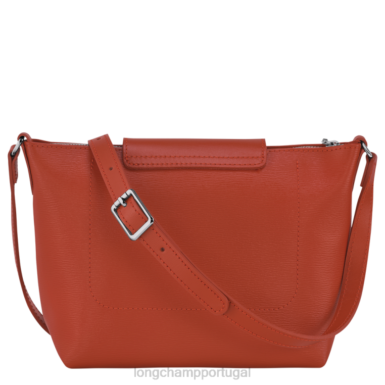 bolsas terracota H88N225 bolsa tiracolo le pliage city mulheres Longchamp