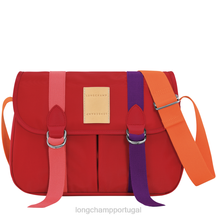 bolsas vermelho H88N210 bolsa tiracolo le pliage re-play mulheres Longchamp