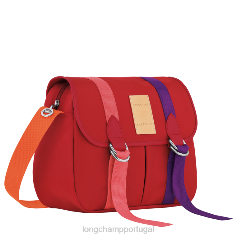 bolsas vermelho H88N210 bolsa tiracolo le pliage re-play mulheres Longchamp