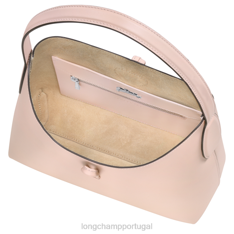 bolsas Rosa pálido H88N367 bolsa roseau hobo mulheres Longchamp