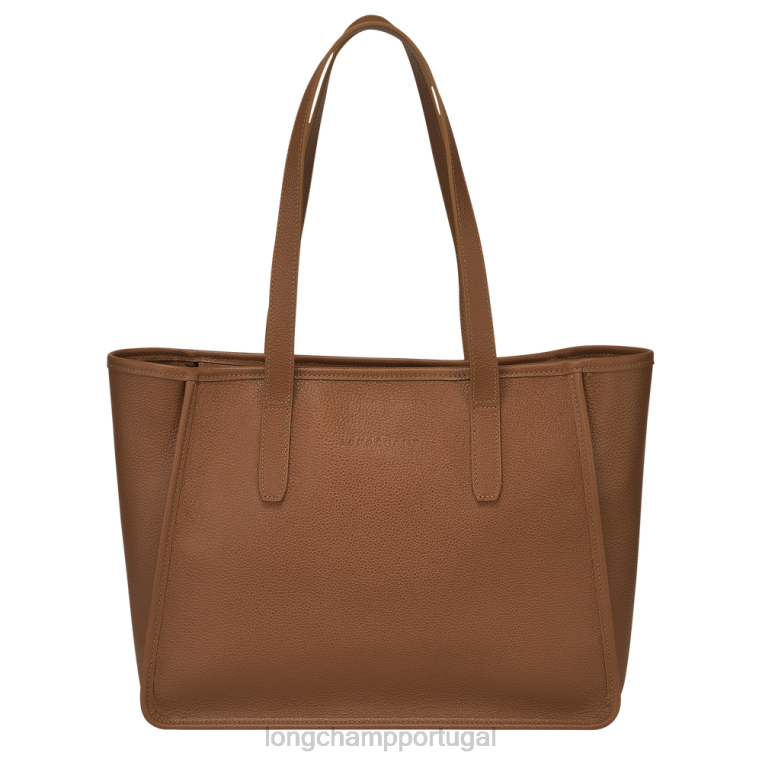 bolsas caramelo H88N385 bolsa tote le foulonne mulheres Longchamp